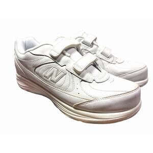 New Balance WW577VW Women’s 577 Walking Shoes – White – Wide (D) – Hook & Loop